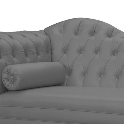 Imagem de Recamier Divã Namoradeira Larissa Lado Direito belo tok - material sintético Cinza