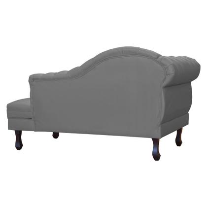 Imagem de Recamier Divã Namoradeira Larissa Lado Direito belo tok - material sintético Cinza