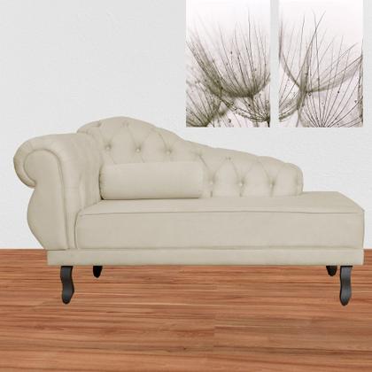 Imagem de Recamier Divã Namoradeira Larissa Lado Direito belo tok - Suede