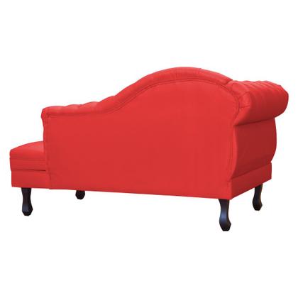 Imagem de Recamier Divã Namoradeira Larissa Lado Direito Suede