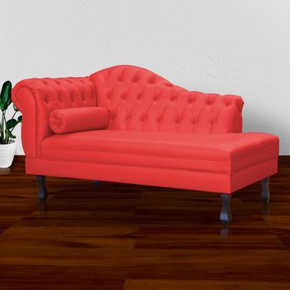 Imagem de Recamier Divã Namoradeira Larissa Lado Direito Suede