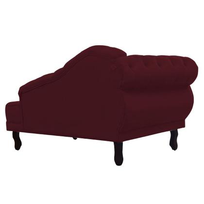 Imagem de Recamier Divã Namoradeira Larissa Lado Direito Suede