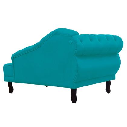 Imagem de Recamier Divã Namoradeira Larissa Lado Direito Suede