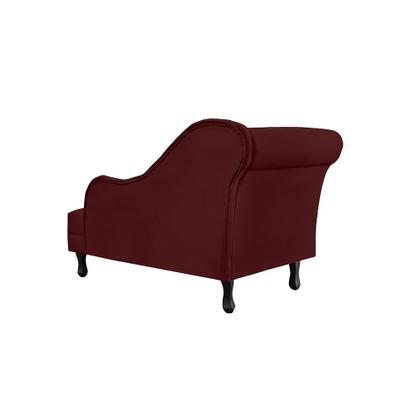 Imagem de Recamier Divã Namoradeira Olivia Lado Direito belo tok - Suede Bordô