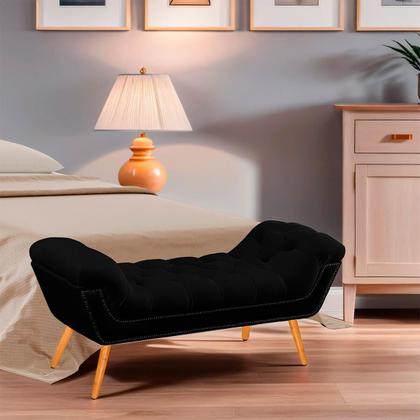 Imagem de Recamier Estofada Casal Ayla Veludo