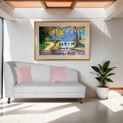 Imagem de Recamier Heitor 185cm com Almofada Lado Direito Sintético