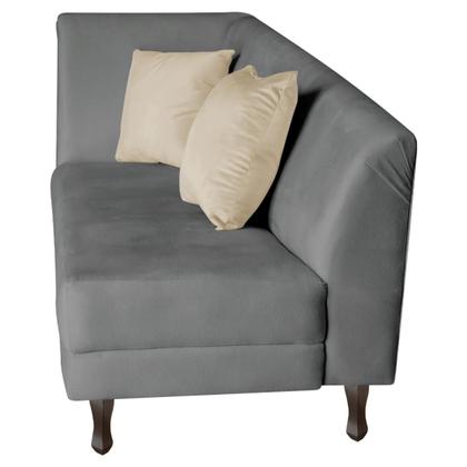 Imagem de Recamier Heitor 185cm com Almofada Lado Direito Sintético