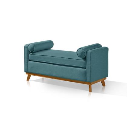 Imagem de Recamier Italia 1,50M com Base Madeira Linho Sofatec