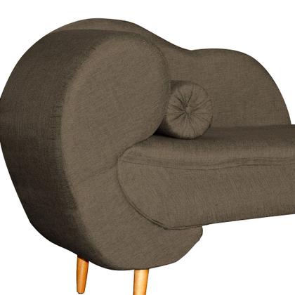 Imagem de Recamier para Quarto Melissa Lado Direito Linho Cores - DS Estofados