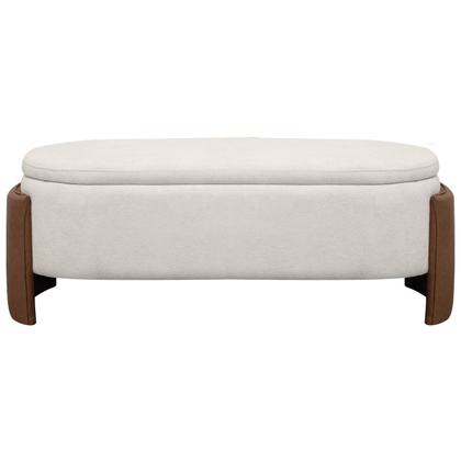 Imagem de Recamier Sapateira Baú Império King Size 195cm Bouclê Facto - SOFA STORE