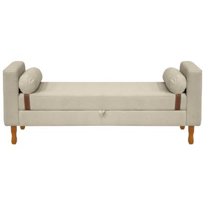 Imagem de Recamier Sapateira Baú Pietro Casal 140cm Bouclê - SOFA STORE