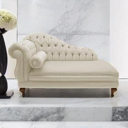 Imagem de Recamier Sofá Direito Larissa 150cm Sala Suede Bege - INCASA DECOR