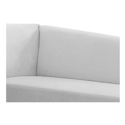 Imagem de Recamier Valéria 160cm Lado Direito Corano Branco - Doce Sonho Móveis