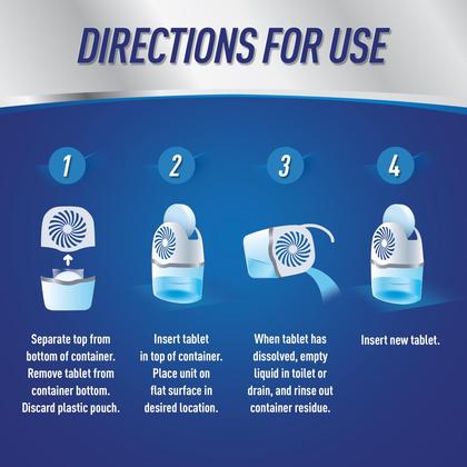 Imagem de Recarga de comprimidos DampRid Drop-In com absorção de umidade, 470 ml, pacote com 4