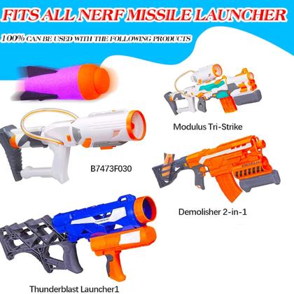 Imagem de Recarga de mísseis Ruibytree Mega para Nerf N-Strike Elite x6 Purple