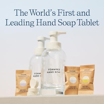 Imagem de Recargas de sabonete espumante para mãos BLUELAND Iris Agave Scent, pacote com 10