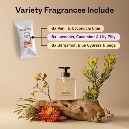 Imagem de Recargas de Sabonete Espumante Skipper - Pacote com 24 Unidades (6 Litros)