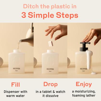 Imagem de Recargas de Sabonete Espumante Skipper - Pacote com 24 Unidades (6 Litros)