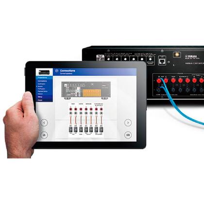 Receiver 5.1ch Yamaha RX-V385 Bluetooth YPAO 4K UltraHD 3D HDR10