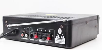 Imagem de Receiver Amplificador De Som Com 2 Canal Karaokê E Bluetooth