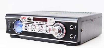 Imagem de Receiver Amplificador De Som Com 2 Canal Karaokê E Bluetooth