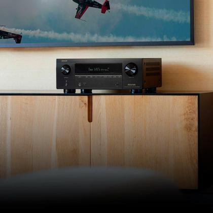 Imagem de Receiver Denon AVR-X3800H 9.4ch WiFi Bluetooth 105W AV 8K Áudio 3D com HEOS integrado e Dolby Atmos