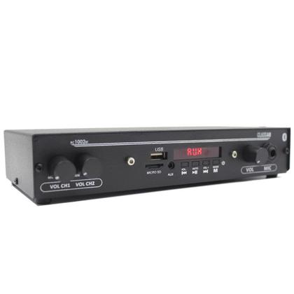 Imagem de Receiver Para Som Ambiente Leson 40 Rms 2 Ch Sd Entrada Mic