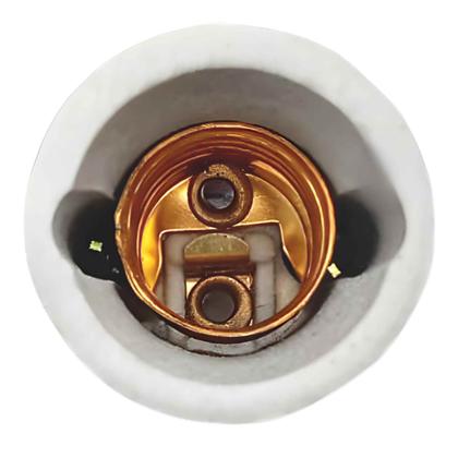 Imagem de Receptaculo bocal soquete e14 para lampada porcelana