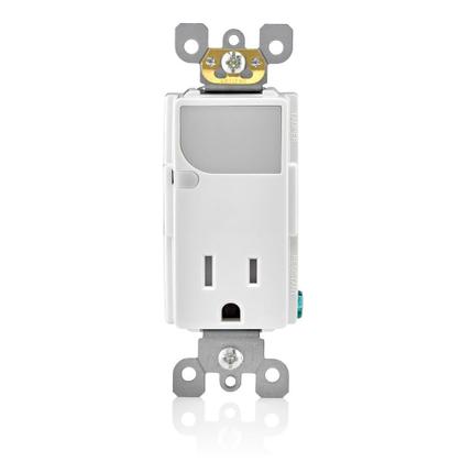 Imagem de Receptáculo Leviton 15A 125V AC Combinação Decora com luz LED
