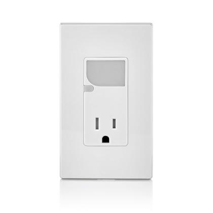 Imagem de Receptáculo Leviton 15A 125V AC Combinação Decora com luz LED