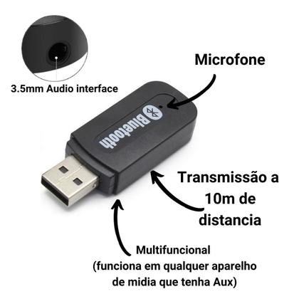 Imagem de Receptor Adaptador Car Bluetooth Automotivo MP3 Car Player FM
