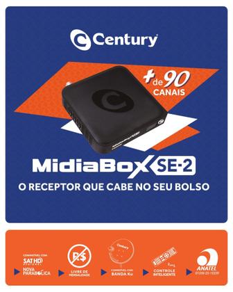 Imagem de Receptor Century MidiaBox SE-2 Digital Nova Parabólica