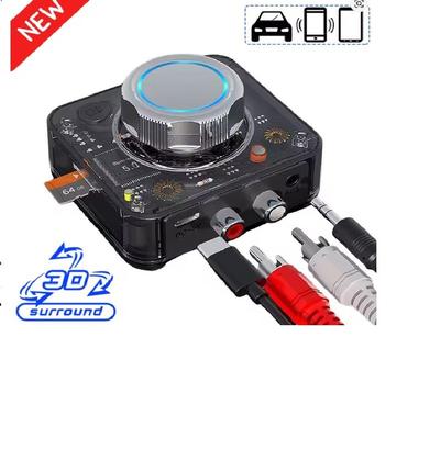 Imagem de Receptor de áudio bluetooth 5.0 sem fio 3D cartão TF / RCA