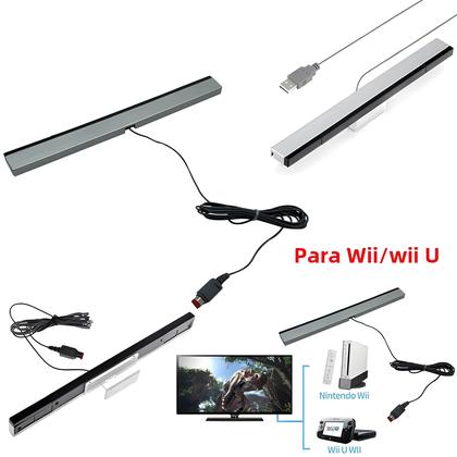 Imagem de Receptor De Sensor De Movimento Com Fio Para Nintendo Wii E Wii U Com Cabo De Extensão Para Controle