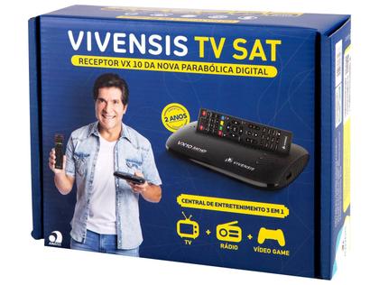 Imagem de Receptor Digital Multimídia Vivensis Vx10 Banda Ku Hd