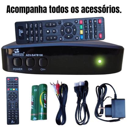 Imagem de Receptor Satélite Nova Parabólica + lnbf Ku Quadruplo.