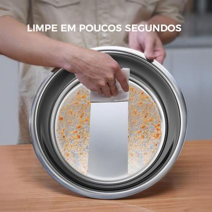 Imagem de Rechaud Dourado RM Redondo em Aço Inox Banho Maria com Fogareiro 6 L Buffet