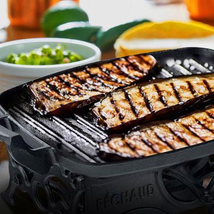 Imagem de Réchaud Mil Chapa Grill Alça Espiral Panela Mineira 31x24cm