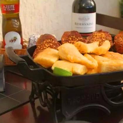 Imagem de Réchaud Mil Chapa Grill Alça Espiral Panela Mineira 31x24cm