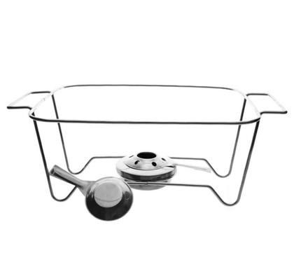 Imagem de Rechaud retangular em cerâmica com queimador 2,8L -