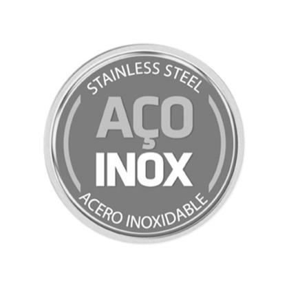 Imagem de Rechaud Tramontina Aço Inox 127V, 400W e 3 cubas 1/3