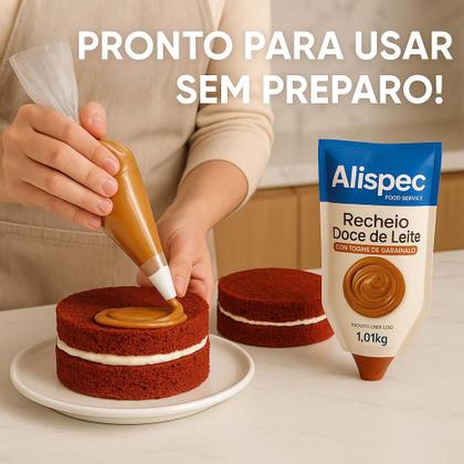 Imagem de RECHEIO ALISPEC DOCE DE LEITE 1,01kg TOQUE CARAMELO