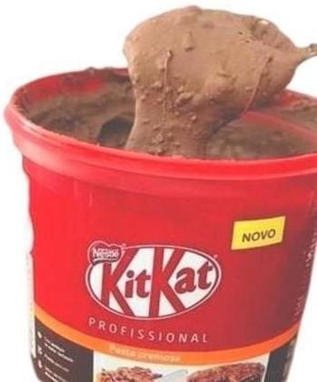 Imagem de Recheio Cobertura Kitkat Cremoso Em Pasta Nestlé 1Kg
