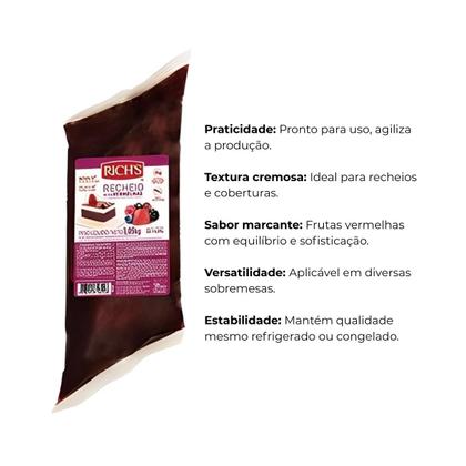 Imagem de Recheio frutas vermelhas richs c/ 1,05 kg