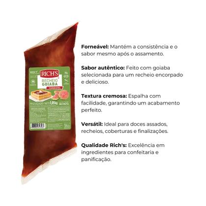Imagem de Recheio goiaba forneável richs c/ 1,05 kg 