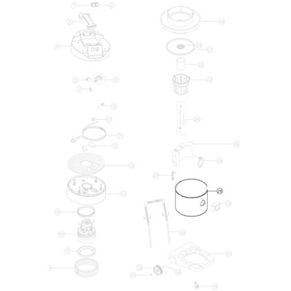 Imagem de Recipiente Reservatório Inox para Extratora WAP Carpet Cleaner Pro 35 FW007600
