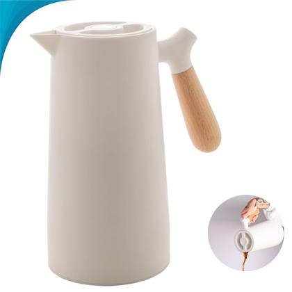 Recipiente Térmico Para Café E Chá Com Termômetro Azul Presente Dia Dos Pais - ZONNE Imagem de Recipiente Térmico Para Café E Chá Com Termômetro Azul Presente Dia Dos Pais