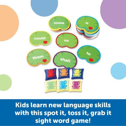 Imagem de Recursos de aprendizagem de jogos de tabuleiro Sight Word Games Toss 5+ Years