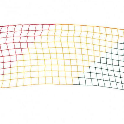 Imagem de Rede Colorida Para Pula Pula 3,05 X 2,00 metros Acessório Reposição Cama Elástica Redonda - Oitavada