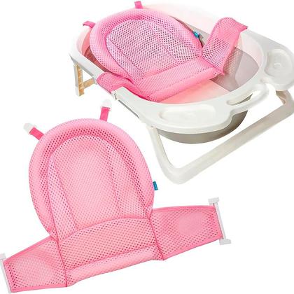 Imagem de Rede de Banheira Ajustável Almofadada Rosa 12755 - Buba